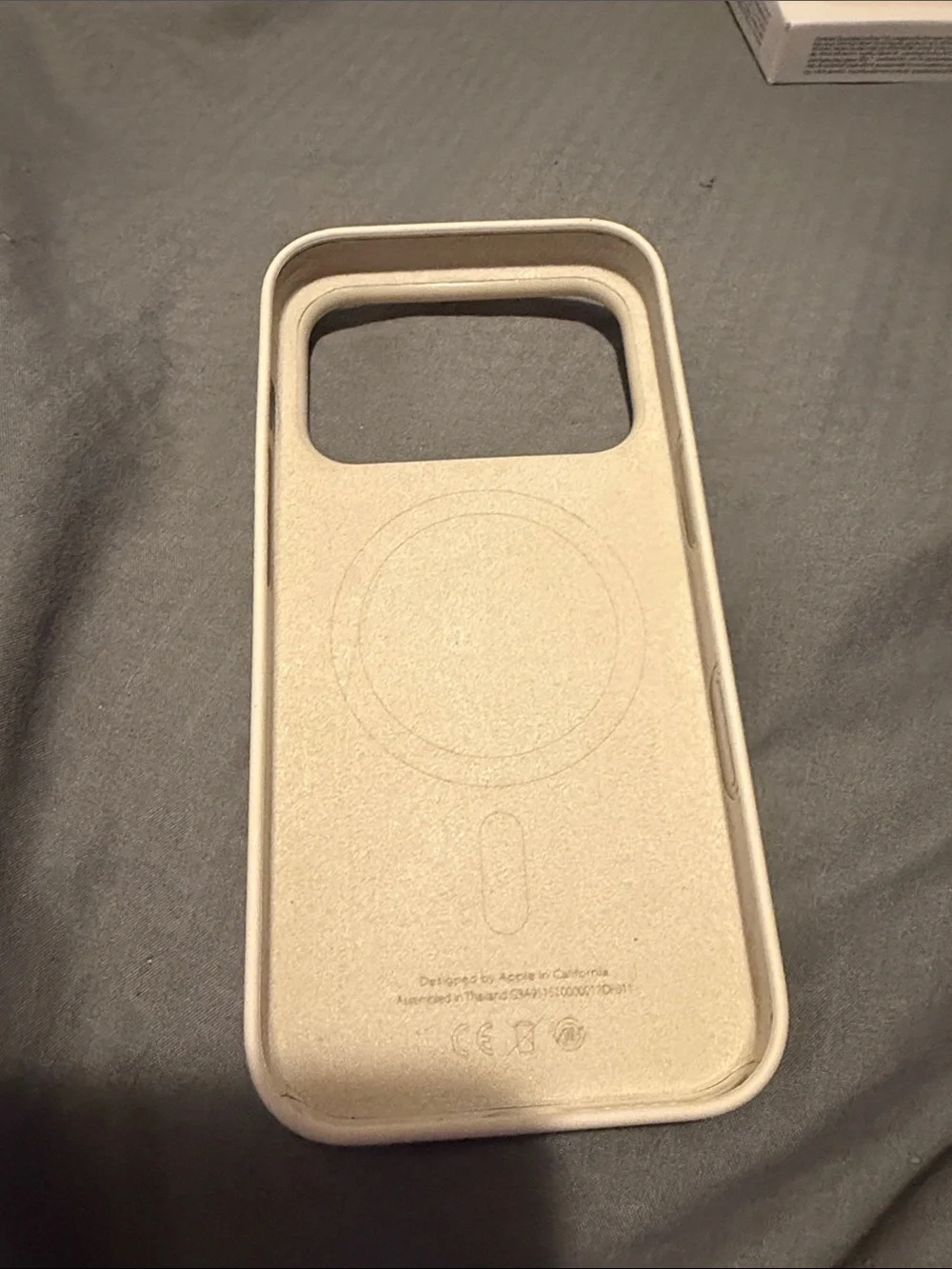 Apple iPhone Silicone Case - Light Cream